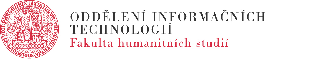 Homepage - Oddělení informačních technologií, Fakulta humanitních studií, Univerzita Karlova